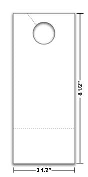 One-tab hang tag