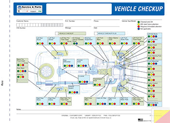 TruForm™ Brand - manufacturer specific - Chrysler - multi point inspection form