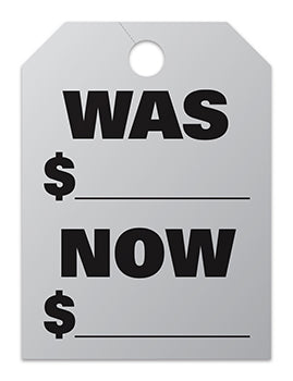 Jumbo mirror hang tags