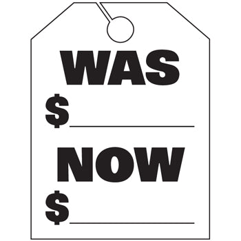 Jumbo mirror hang tags