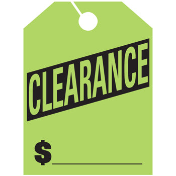 Jumbo mirror hang tags
