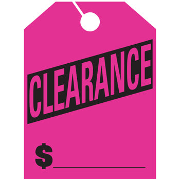 Jumbo mirror hang tags