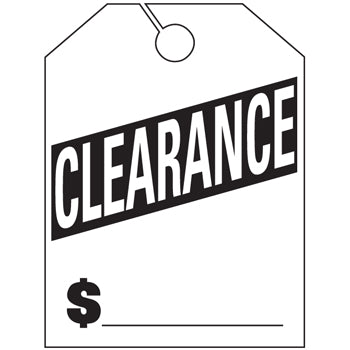 Jumbo mirror hang tags