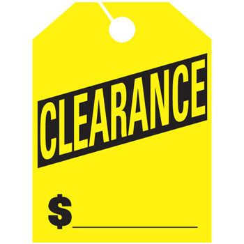 Jumbo mirror hang tags