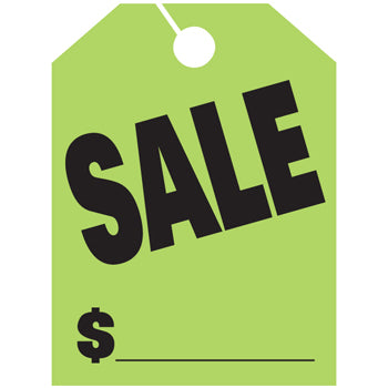 Jumbo mirror hang tags