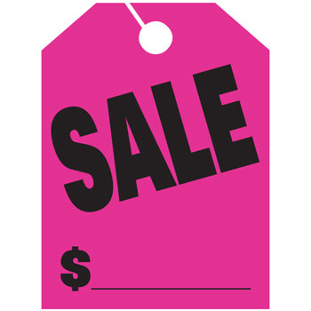 Jumbo mirror hang tags