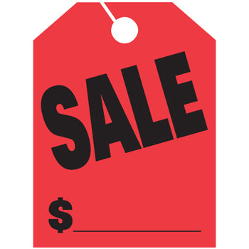 Jumbo mirror hang tags