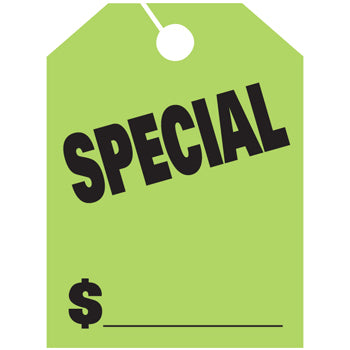 Jumbo mirror hang tags