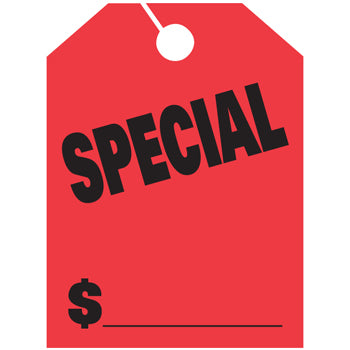 Jumbo mirror hang tags