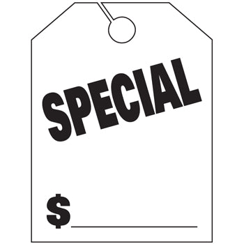 Jumbo mirror hang tags