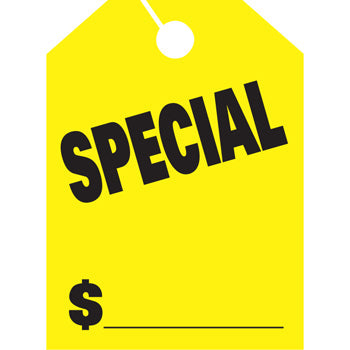 Jumbo mirror hang tags