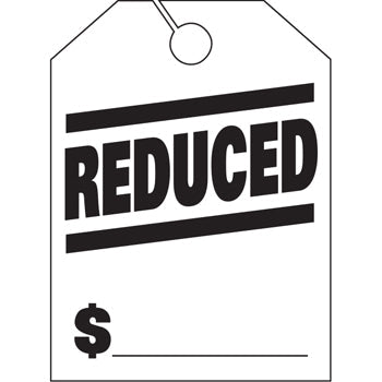 Jumbo mirror hang tags