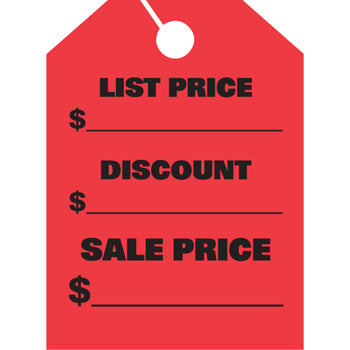 Jumbo mirror hang tags