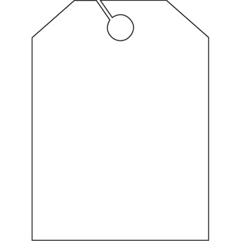 Jumbo mirror hang tags