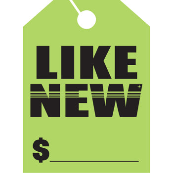 Jumbo mirror hang tags