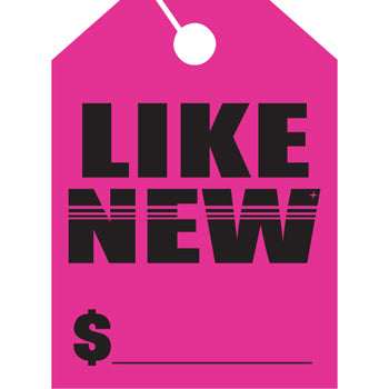 Jumbo mirror hang tags