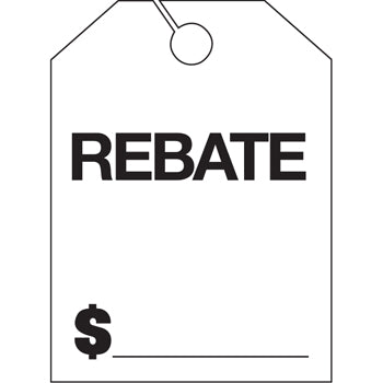 Jumbo mirror hang tags