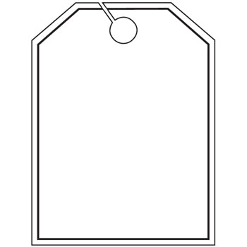 Jumbo mirror hang tags