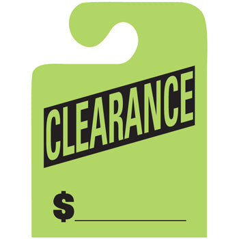 J-hook mirror hang tags