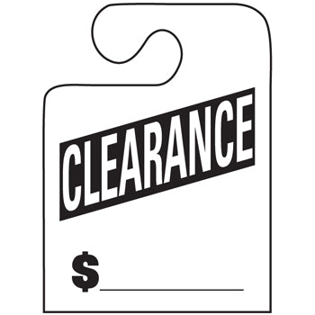 J-hook mirror hang tags