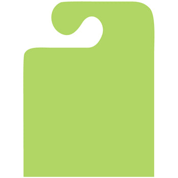 J-hook mirror hang tags
