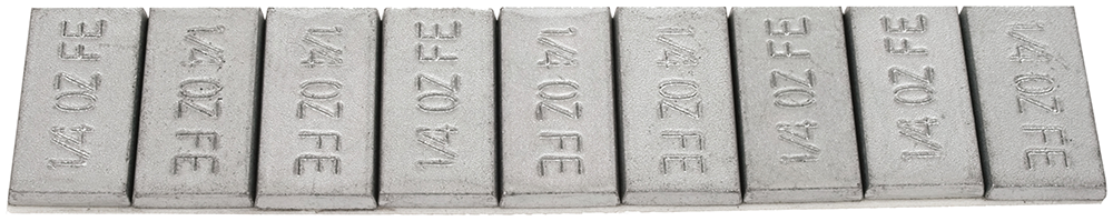 Quickstik® Adhesive Wheel Weights - Steel - .25 oz
