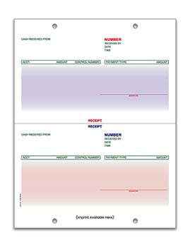 Laser cash receipt - form lzr-cr
