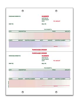 Laser purchase order - plain - form lzr-po