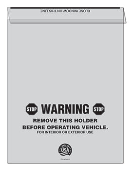 Fold over forms holder