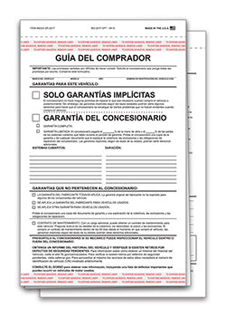Truform™ brand - 2-part buyers guide - implied warranty - spanish