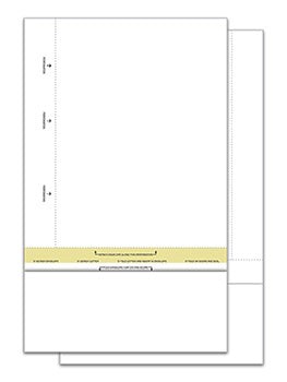 Combination letterhead / envelope - form com-le
