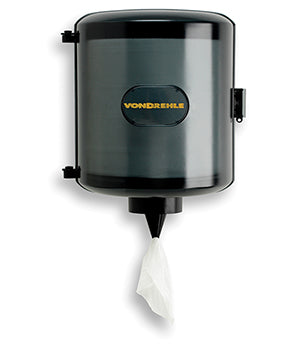 Center pull towel dispenser