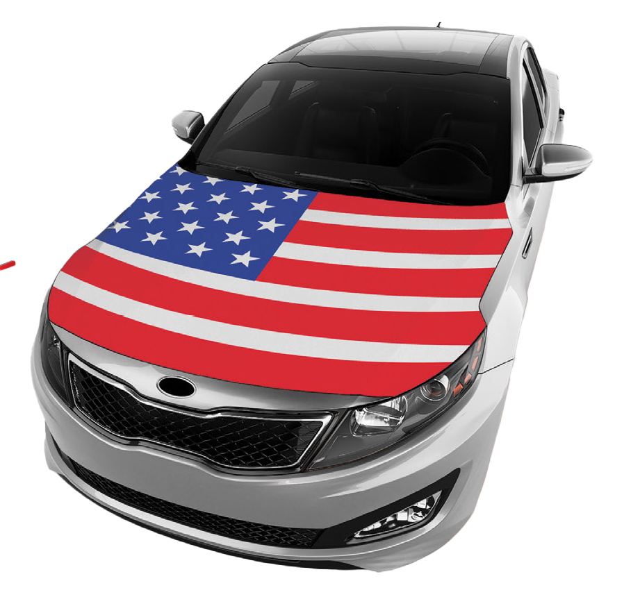 Car hoodies - American flag