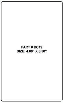 4" x 6.5" Blank bar code labels - BC19 (RDT4-400650-1P)