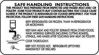 H1000SH - Safe Handling Label - Hand Applied