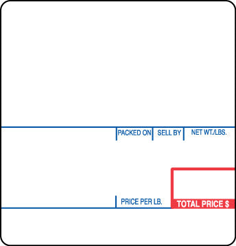 H1477 - Cas LP-1000 UPC Ingredient Scale Label
