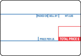 H1493 - Cas LP-1000 UPC Scale Label