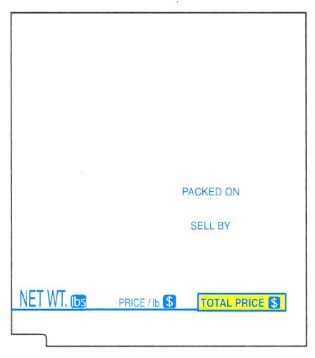 H1682 - Tec SL-9000 UPC 63.5mm Scale Label