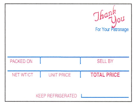 H1800 - Hobart SP-80/600/1500 Style 1 (formerly style j) Scale Label