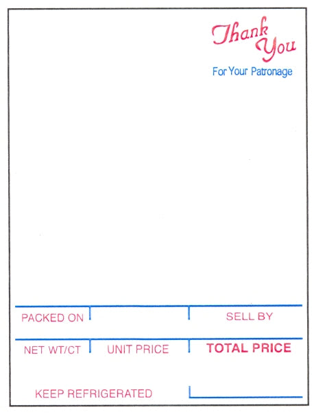 H1801 - Hobart SP-80/600/1500 Style 1 (formerly style k) Scale Label