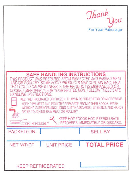 H1801SH - Hobart SP-80/600/1500 Style 1 (formerly style k) Scale Label