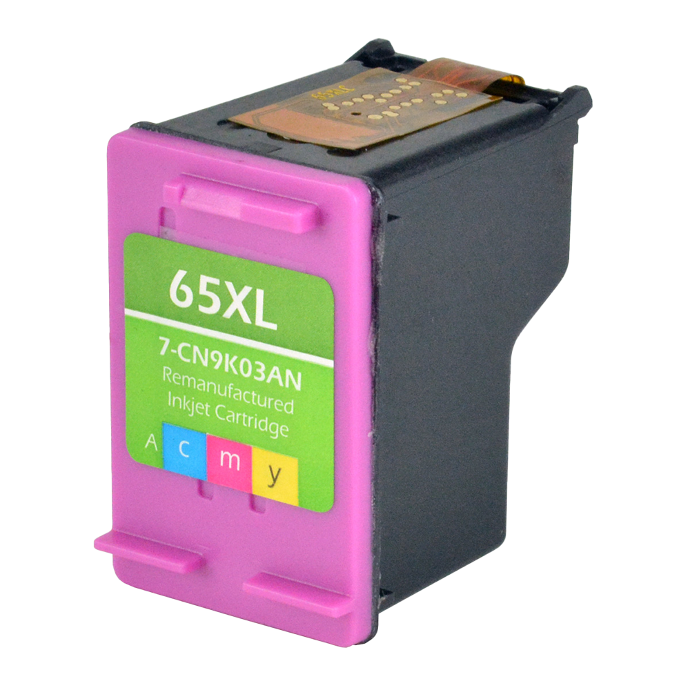 HP 65XL / N9K03AN Tri-Color (Cyan/Magenta/Yellow) - HP Inkjet Cartridge