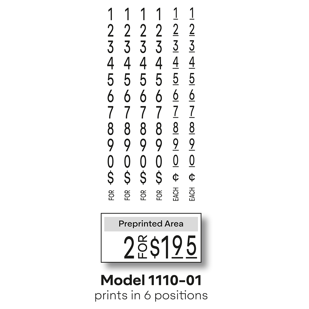 Monarch® 1110 - Avery Dennison™ - 1 Line Price Marking Labeler