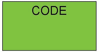 Monarch® 1110 Avery Dennison™ - 1 Line Price Marking Labels - FEB-170 (000474)