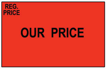 Monarch® 1155 / 1156 / 1170 Avery Dennison™ - 2 Line Price Marking Labels - RT-722 (900987)