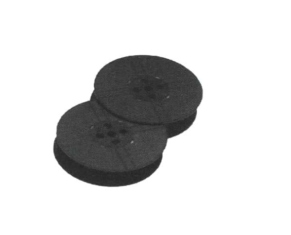 Double spool ink ribbon