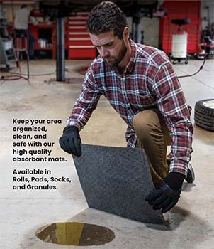 Caats™ brand - sorbent products - universal fine fiber pad
