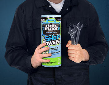 TOOL BOX® Brand - shop towel rolls - disposable