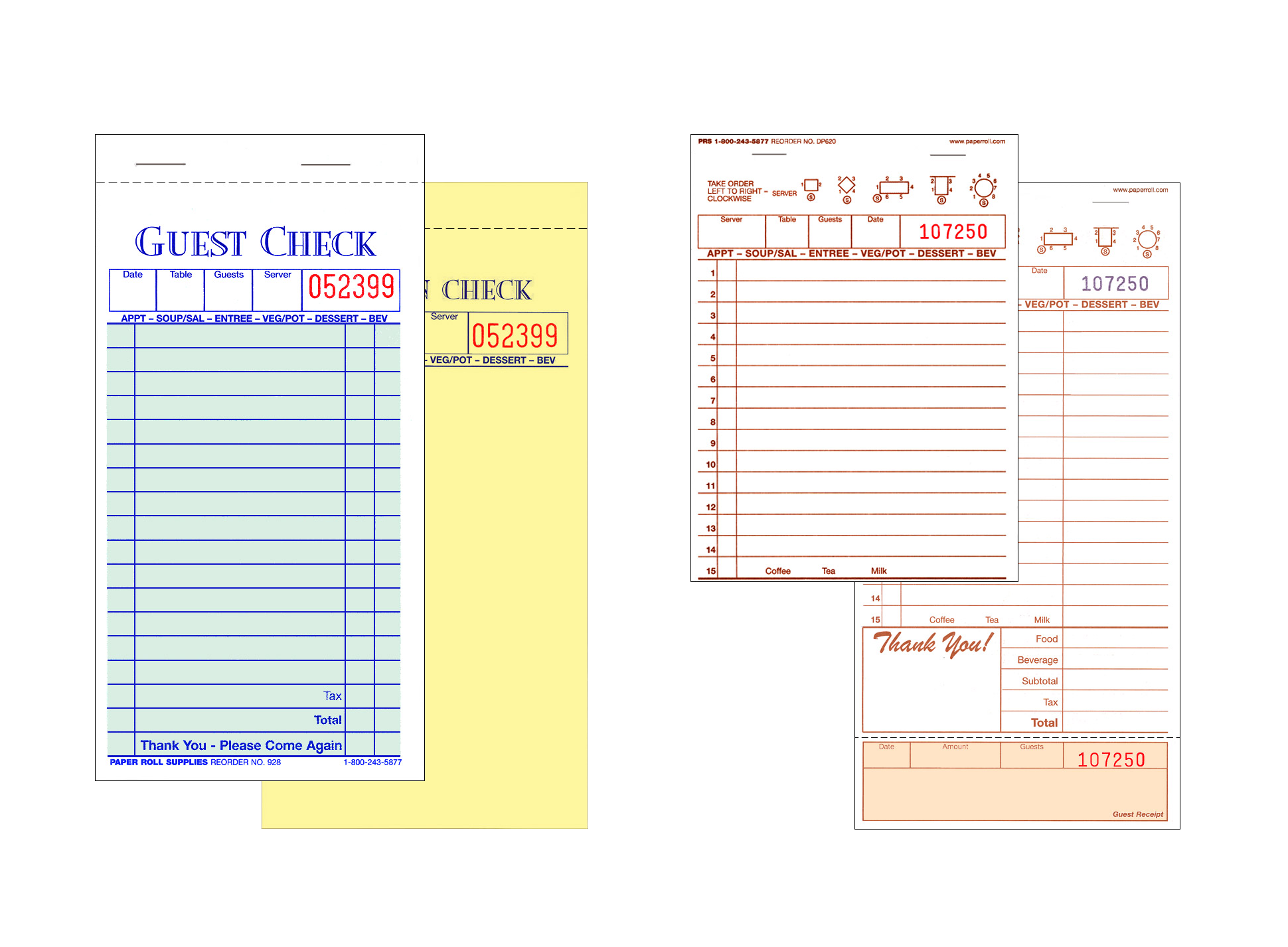 Two Part Booked Checks