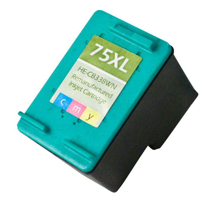 HP 75XL / CB338WN Tri-Color (Cyan/Magenta/Yellow) - HP Inkjet Cartridge